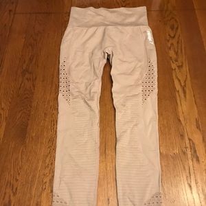 Full length nude gymshark workout leggings